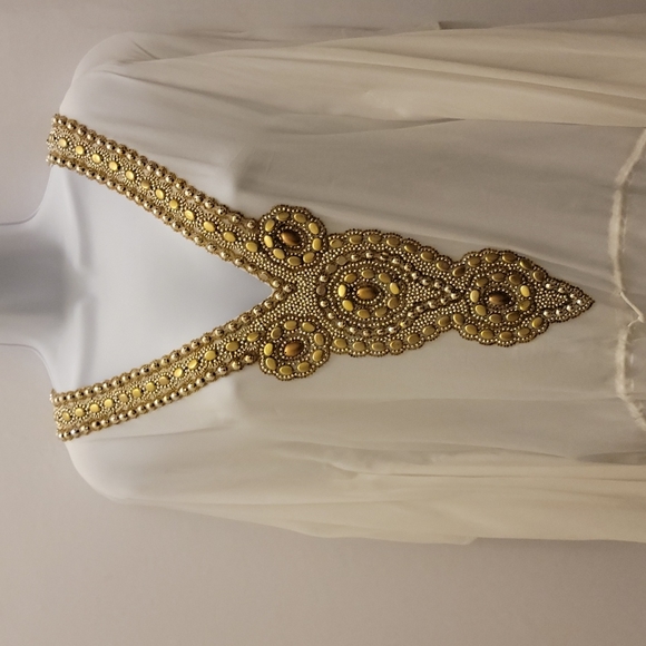 Sauvage Goddess Caftan Silk and Cotton NWT - Size S - Picture 7 of 11